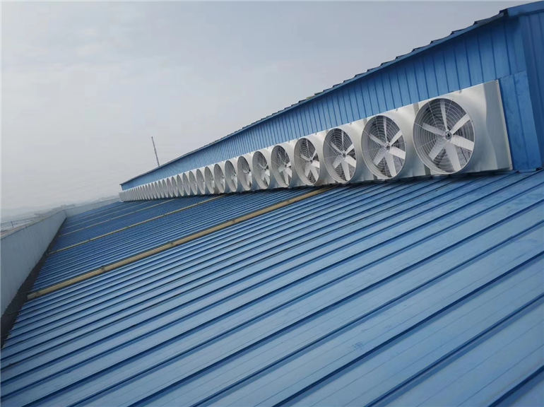 南京汽车部件工厂通风降温工程